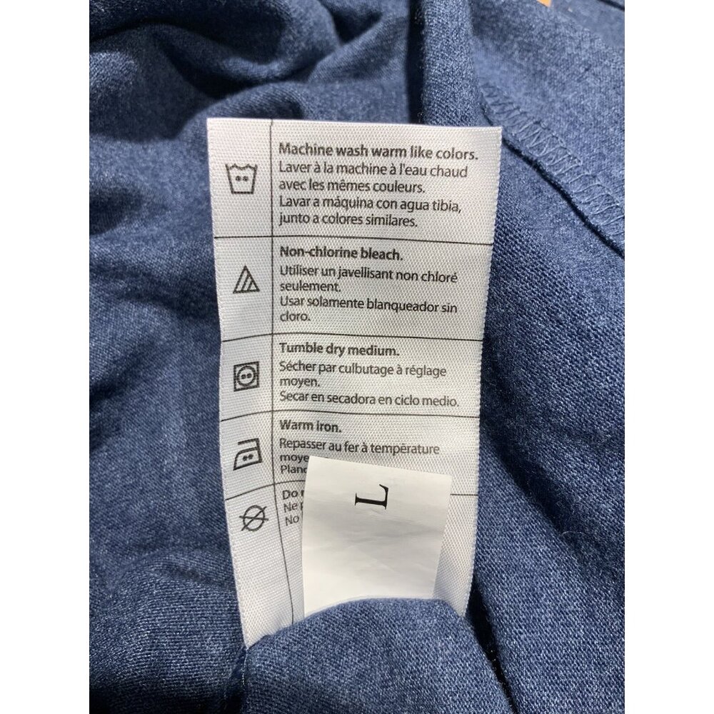 Carhartt T-Shirt Large Mens Pocket Original Fit Blue - Picture 7 of 7